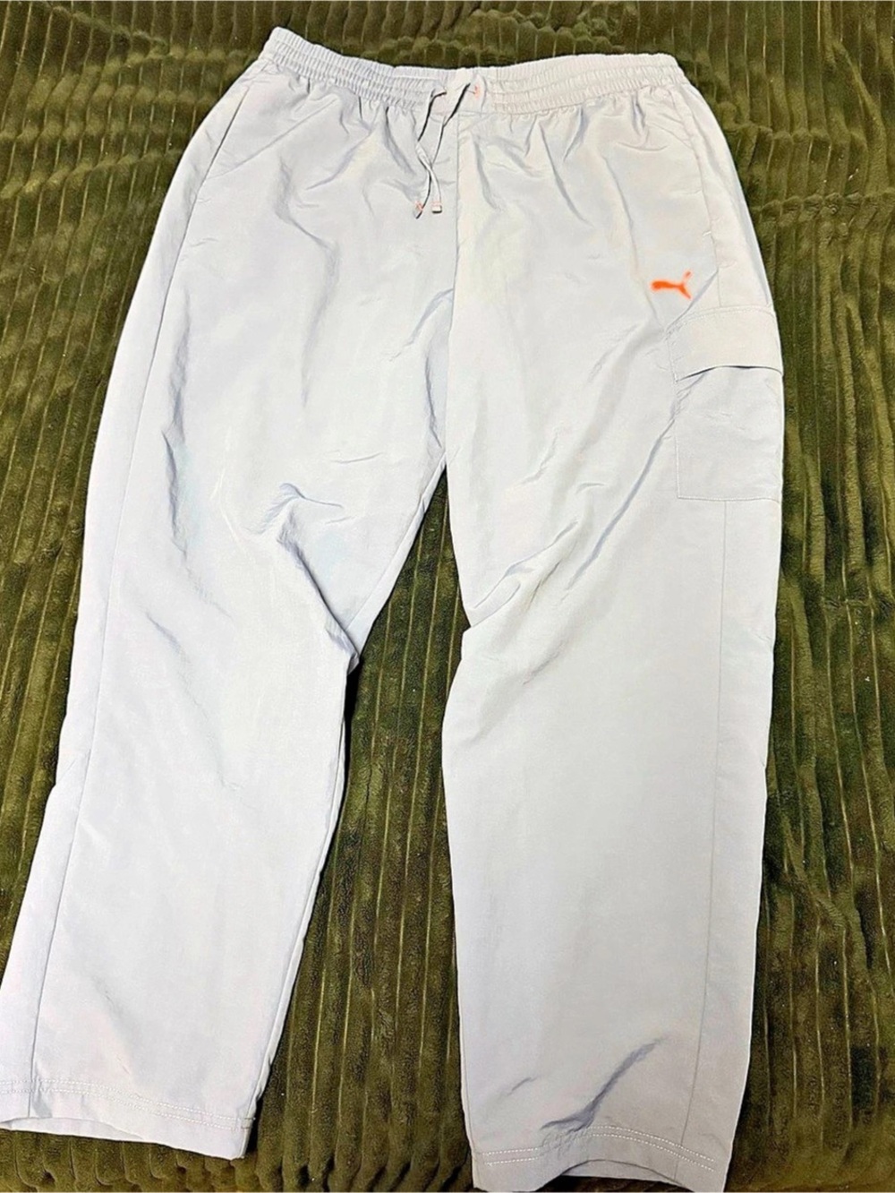 Puma Men's Crystal Blue Cargo Pants